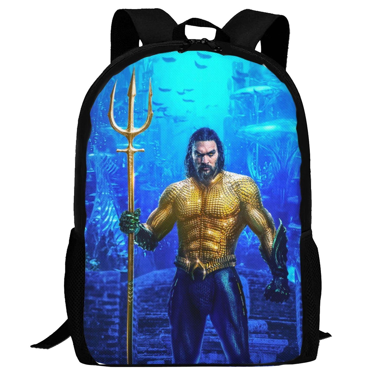 Aquaman Backpack,Laptop Backpack Lightweight Casual DaypackMulti-Function Travel Backpack