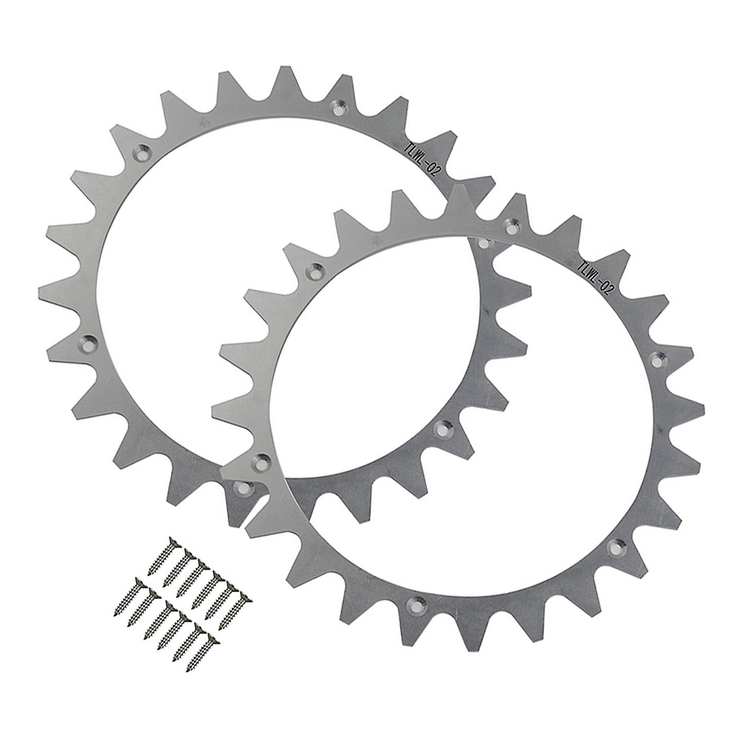 TLWL-02 2Pcs / Set For Worx Landroid L Robot Mower Spikes 225mm Stainless Steel Wheel Spikes DCQW