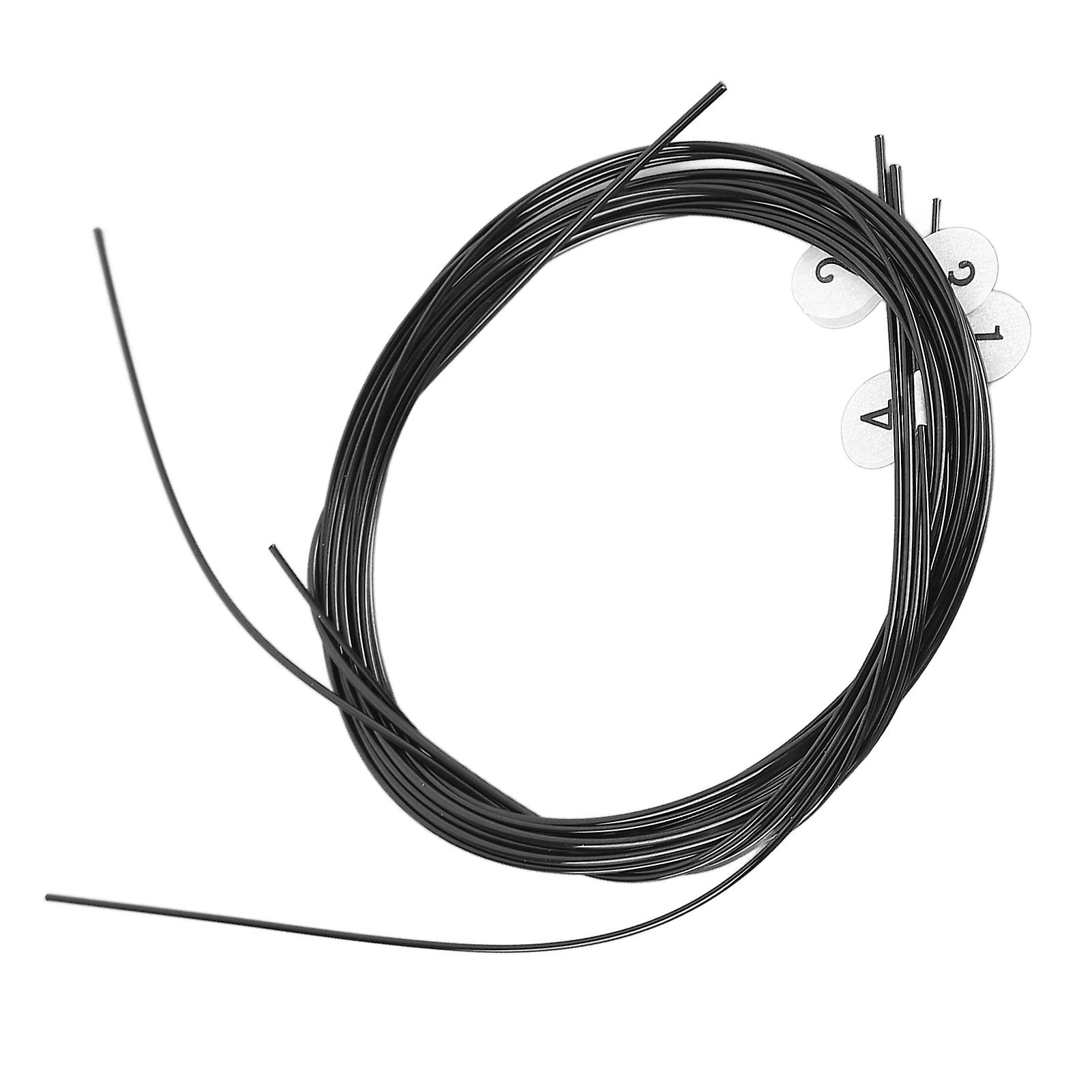 Ukulele Strings Black Nylon Warm Rich Sound Universal Ukulele Guitar Replacement Strings