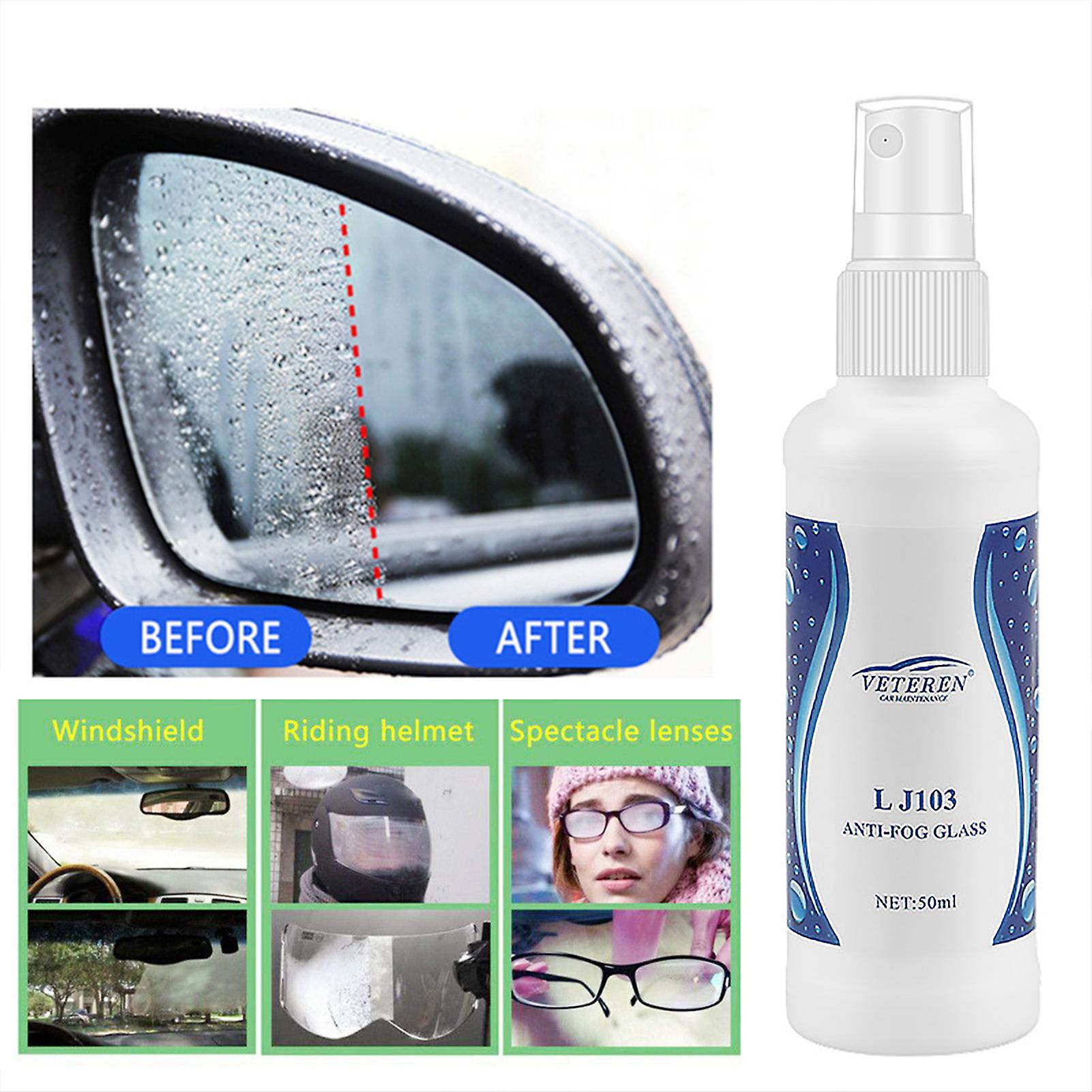 50ml Car Defogger Anti Fog Agent Car Windscreen Defog Spray For Swim Goggles Glasses Dive Mask Window Glasses Cleaner Portable