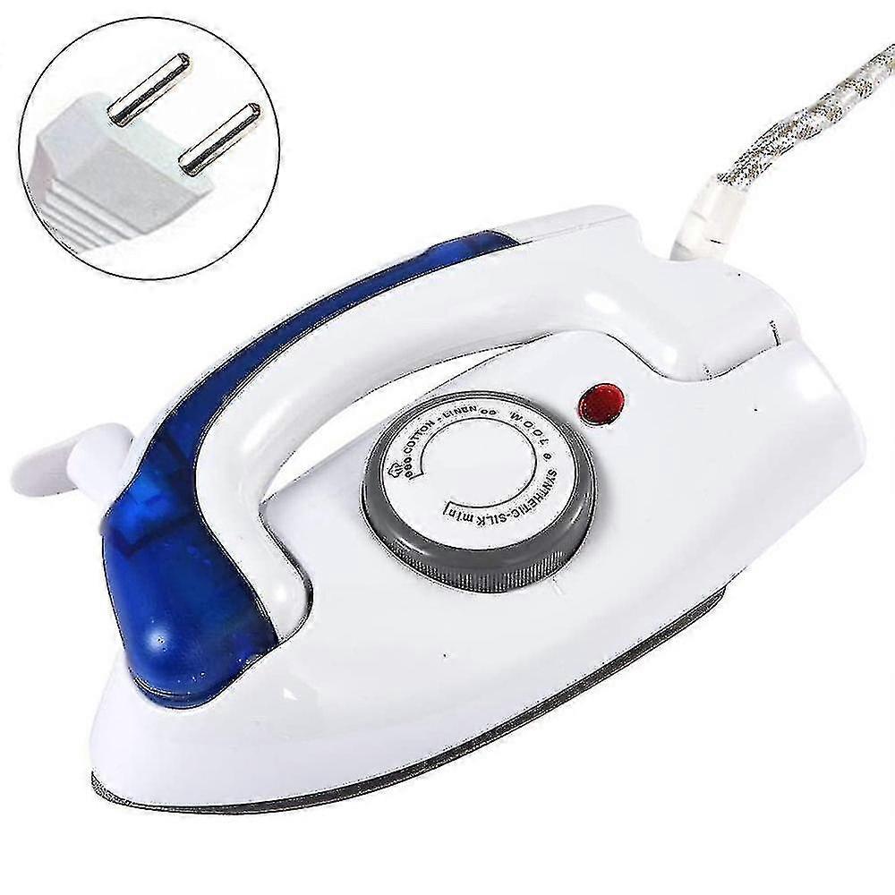 Travel Mini Iron, Φορητό Ατμοσίδερο Για Ρούχα, Φορητό Ατμομάγειρας, Ατμοσίδερο, Με Αντικολλητική Πλάκα Σόλας, Σιδέρωμα Ατμού Και Στεγνό Σίδερο