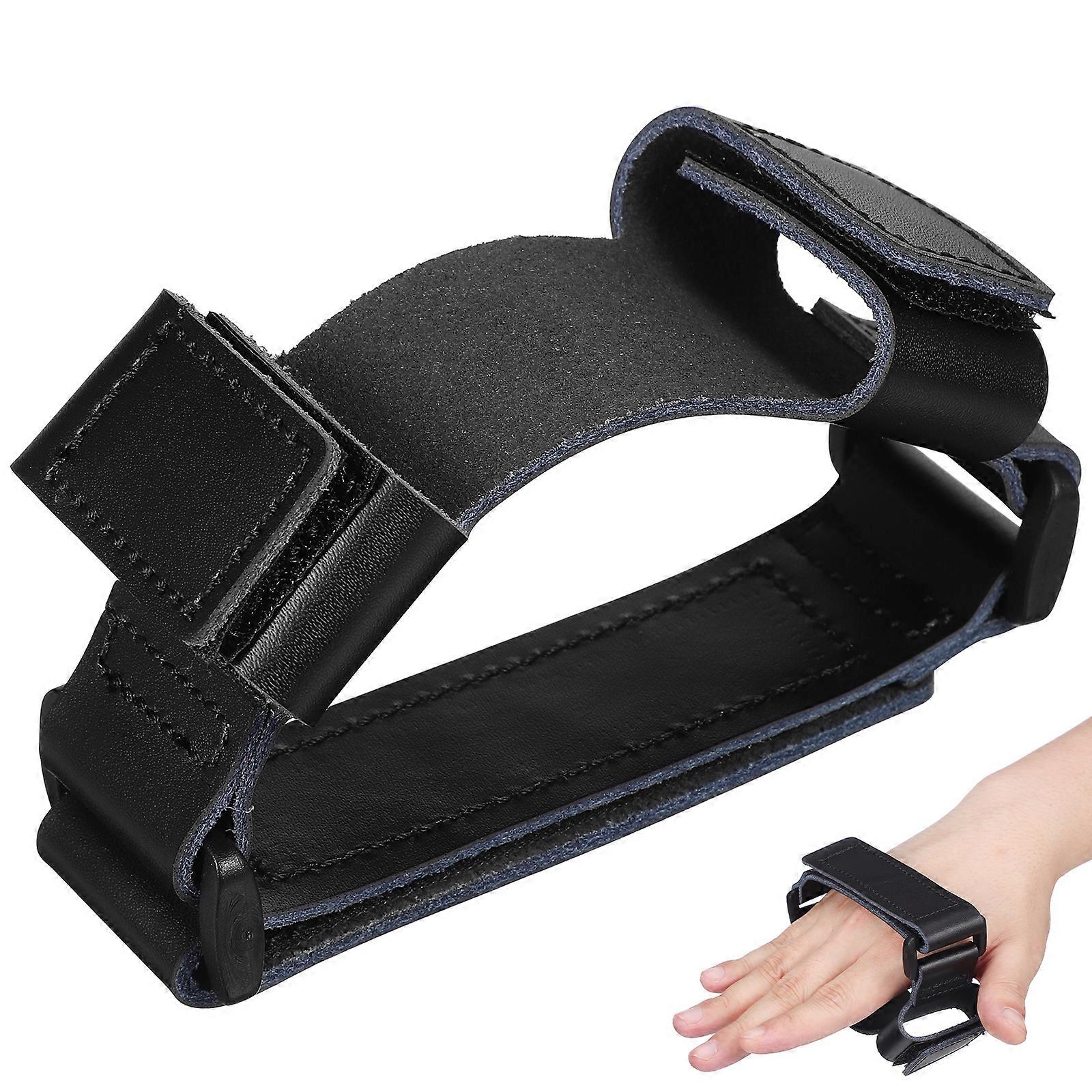 Γαλλικό κέρατο Hand Guard Anti Slide Hand Grip Leather Strap Hand Guard Γαλλικό Horn Accessory