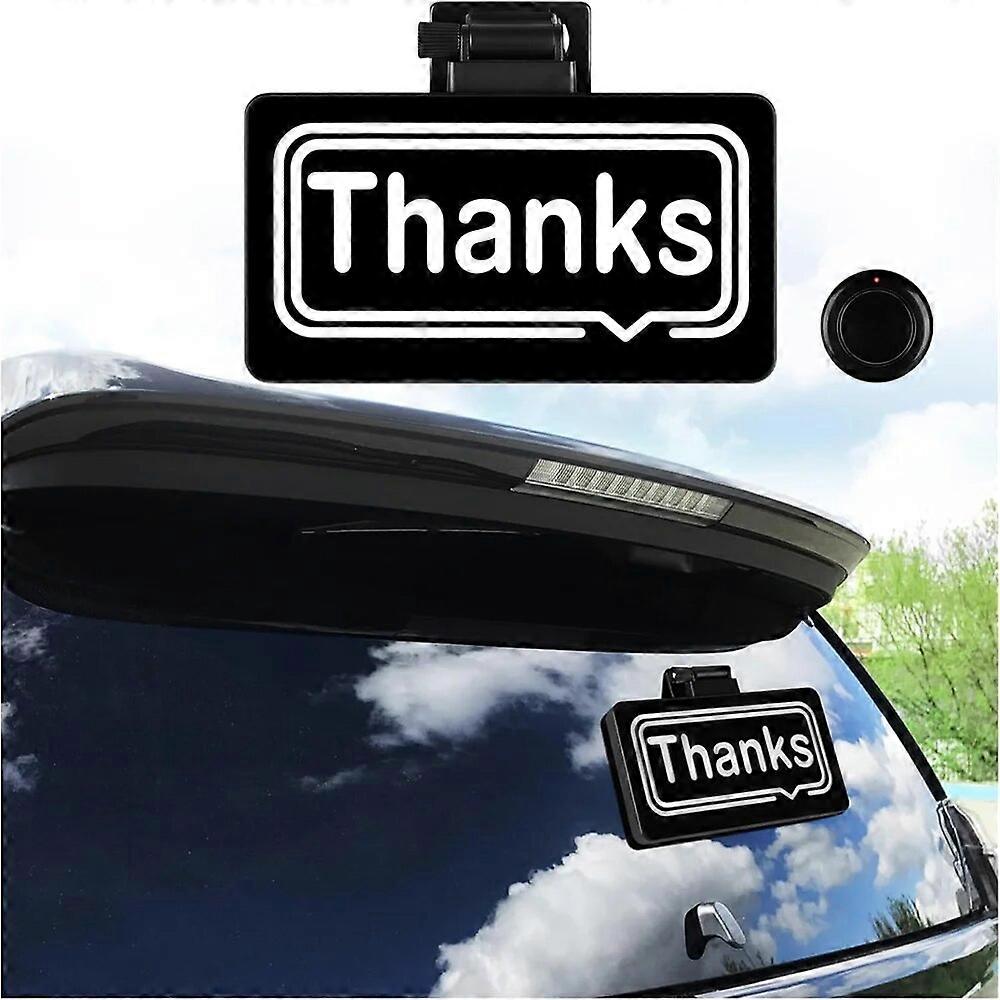 Auto Heckscheibe Dank Licht Auto Fernbedienung Fahretikette Lichter Schild Display Licht RGB LED-Lampe FN9U5780
