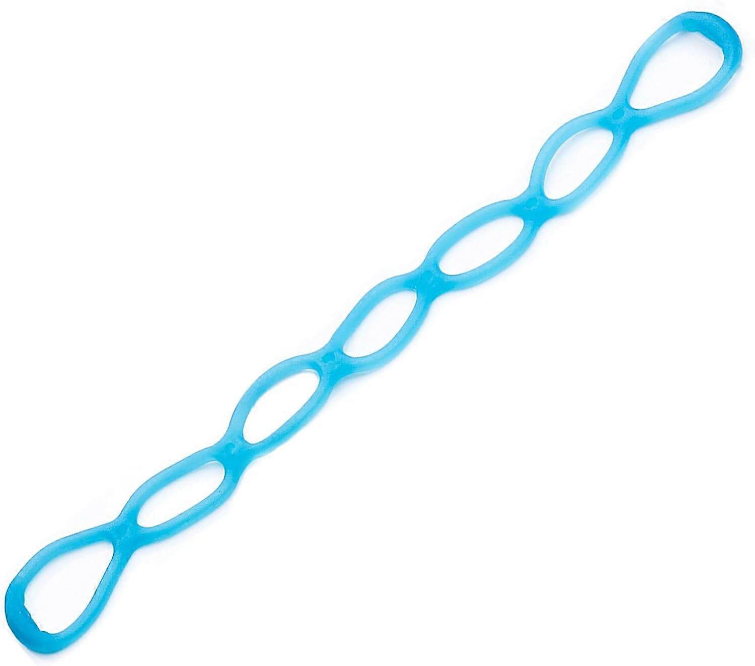 Faixa de resistência ajustável com 7 anéis para exercícios em casa, caminhada, programa de condicionamento físico, cinto de treino, cinto elástico para recuperação