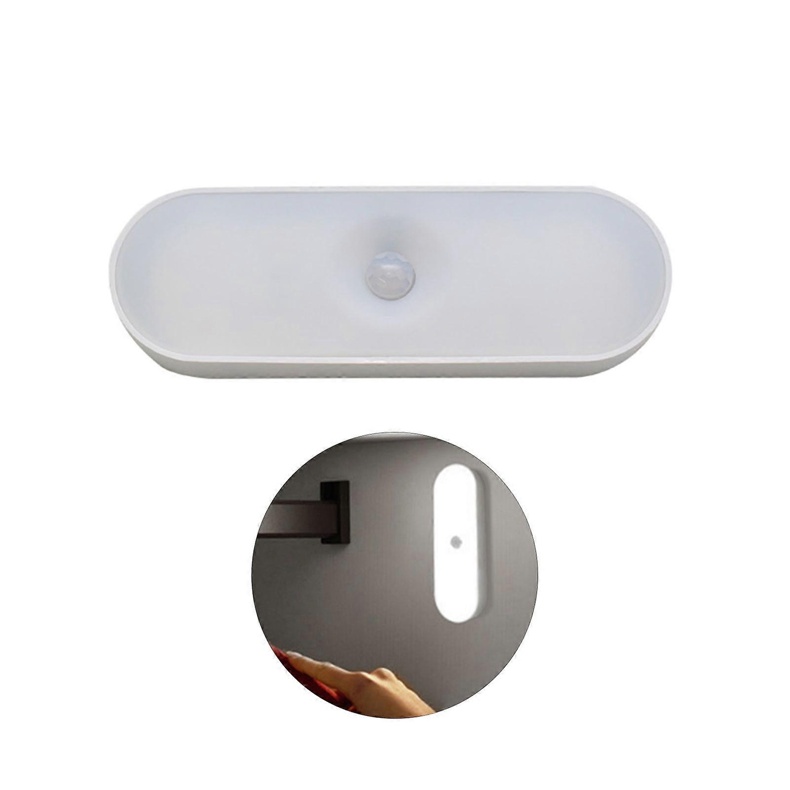 LED Night Light Flicker Free No Wiring Required Automatic On/Off Rechargeable Wide Sensing Angle Eye Protection Closet Wireless Magnetic LED Induction