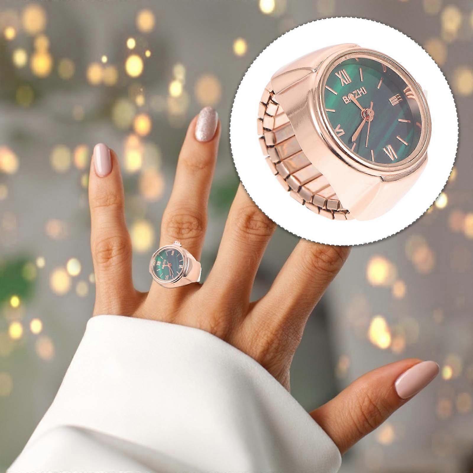 Ringuhr Gold Uhren Ring Damen Fossil Ring Uhr Modell Raquel In