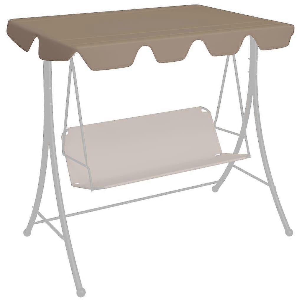 Replacement Canopy for Garden Swing Taupe 74"/66.1"x43.3"/57.1"