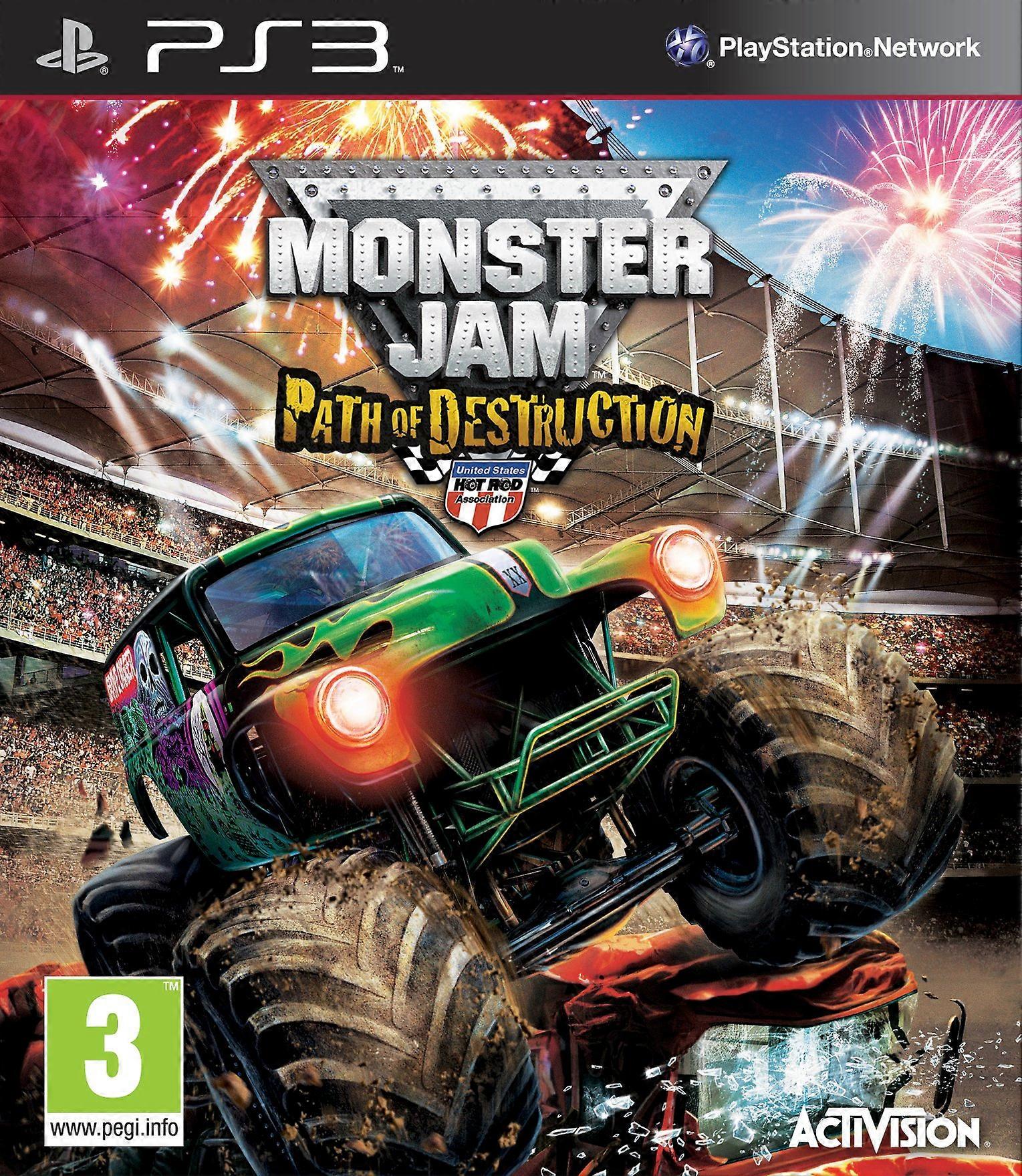 Monster Jam Path of Destruction (PS3) - New & Sealed