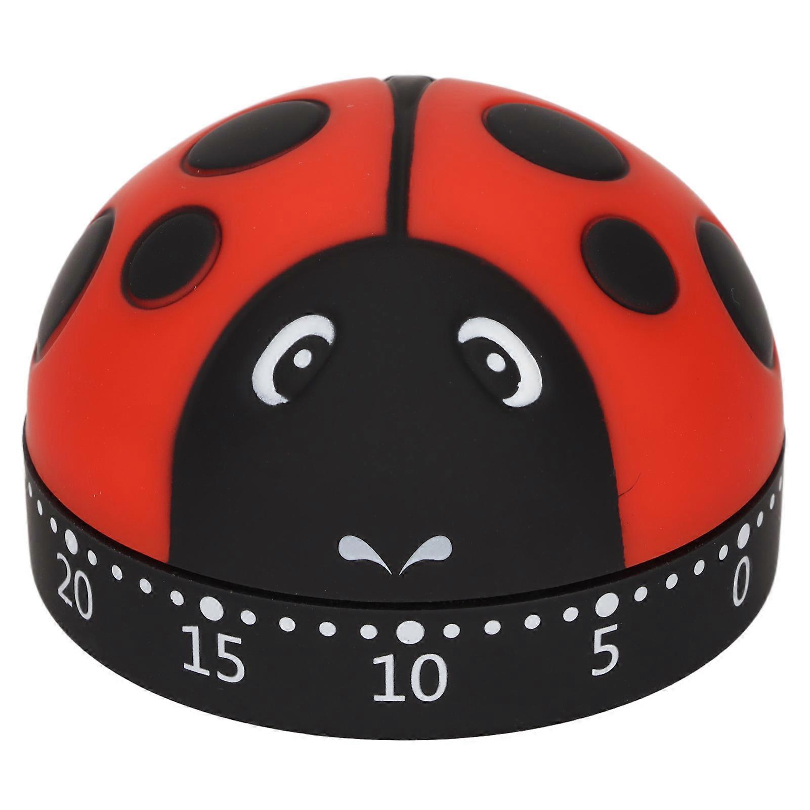 Kitchen Timer Ladybug Look 70db Alert Practical Stainless Steel Cooking Timer for Kitchen Cooking Homework Running