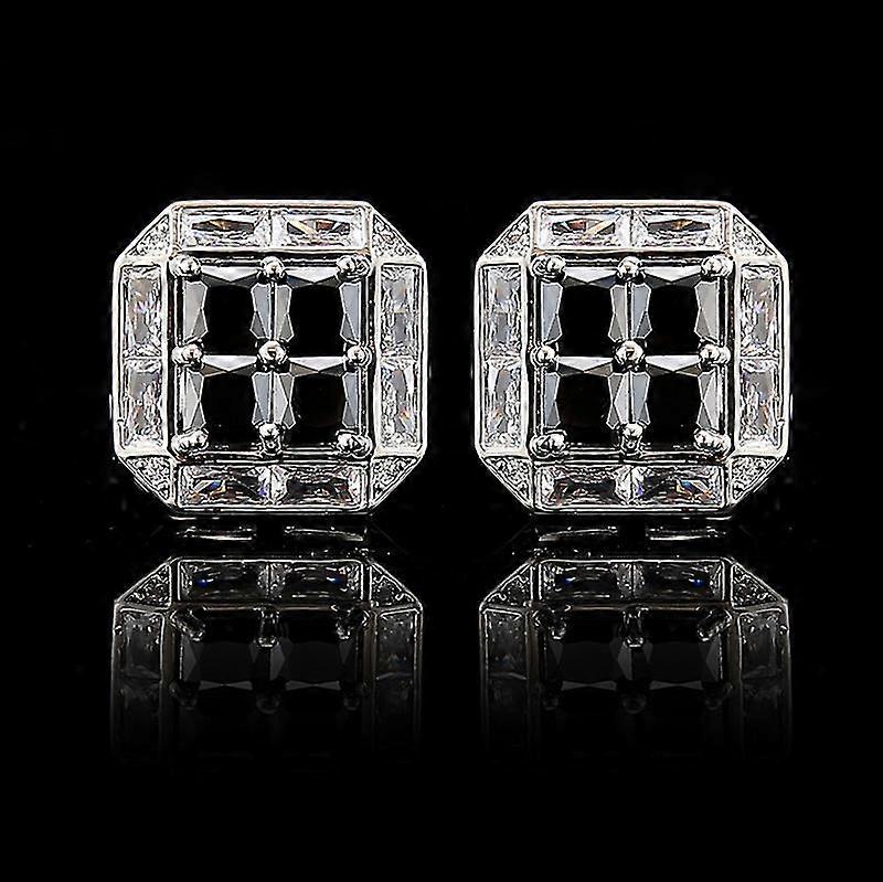 Zircon Cufflinks For Men Luxurious Cuff Accessories Wedding Cufflinks