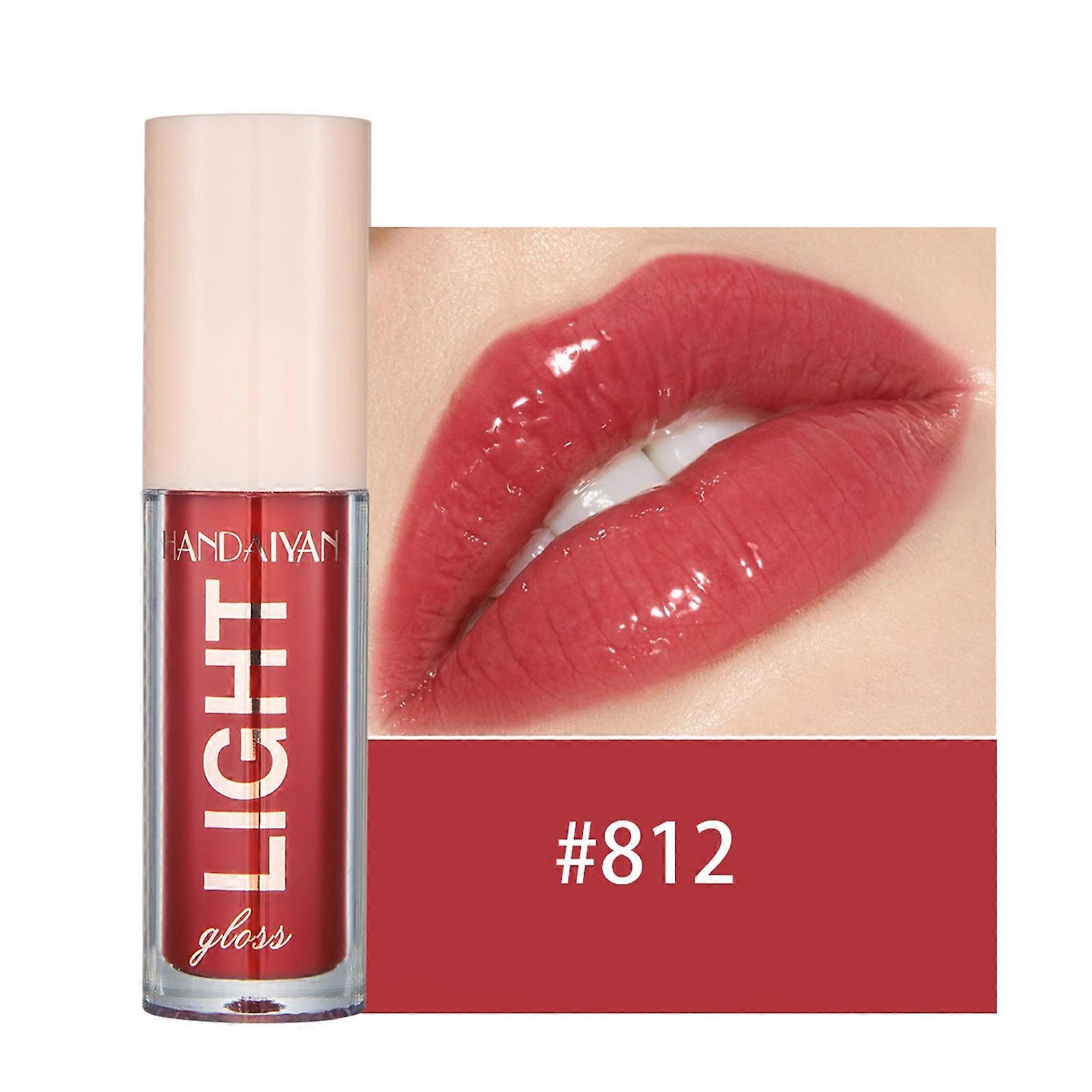 12 Color Moisturizing Pearlescent Lip Gloss Mirror Water Gloss Lip Glaze 3.5ml FLYE2955