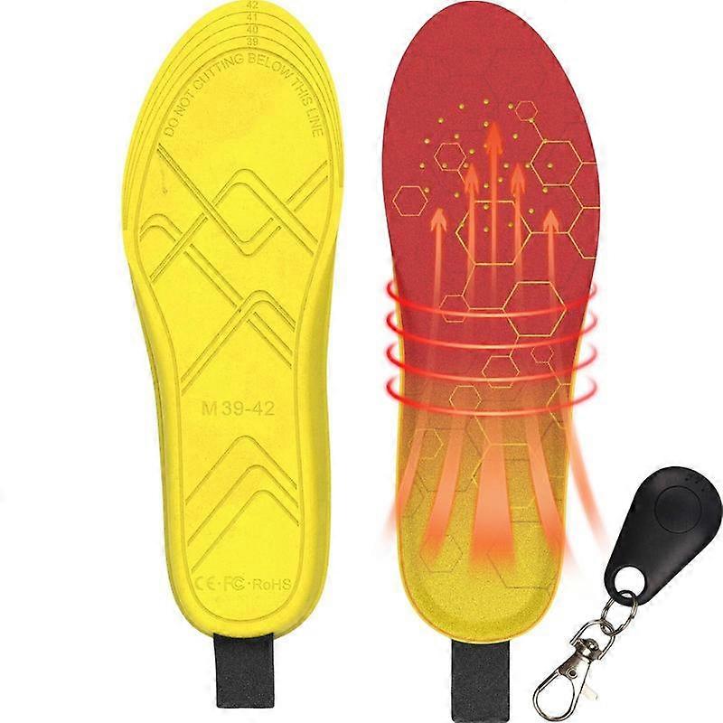 Heated Insoles Rechargeable Washable Heating Pad Electric Insole 3 Modes Temperature Settings