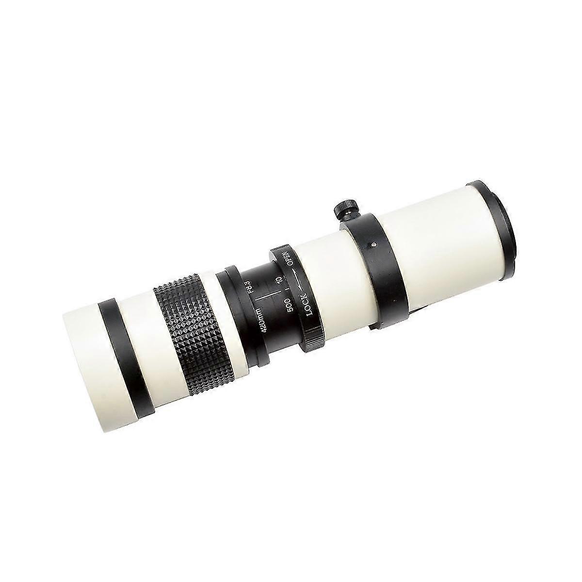420-800mm Téléobjectif Zoom Manuel Zoom Objectif Slr Appareil Photo Adapté Pour Caméras-Yvan