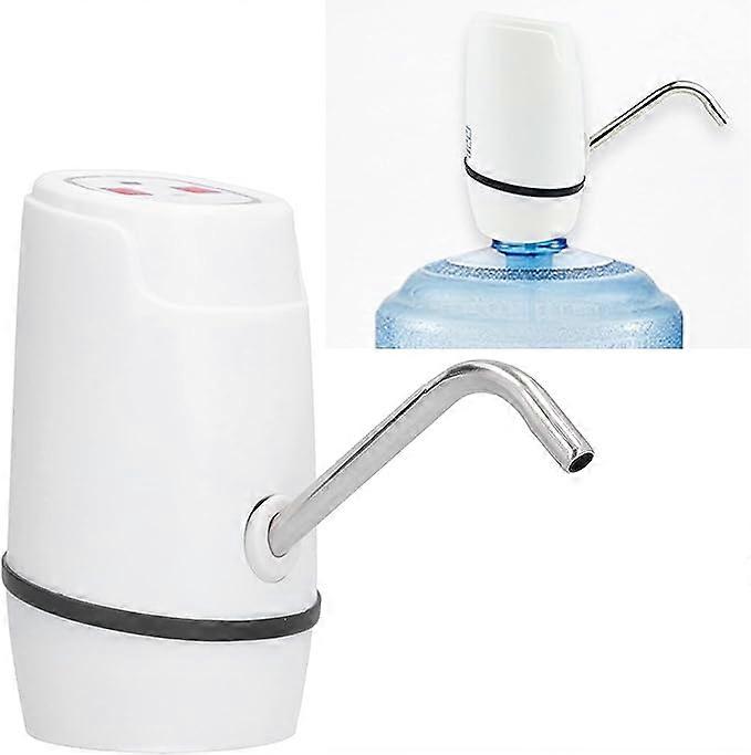 Water Dispenser Portable USB Quantitative Electric Drink Water Pump Easy to Install and Use for Home Office Use White