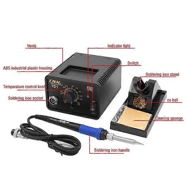 220V Digital Display Smd Station 60w Soldering Iron Ceramic Heating Element Motherboard Bga Rework Repair Welding Tool