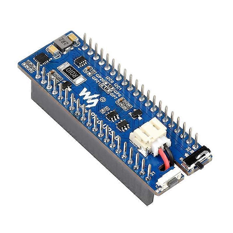 UPS Module B for Pico Board, Uninterruptible Power Supply Monitoring Battery Via I2C Bus,Stackable