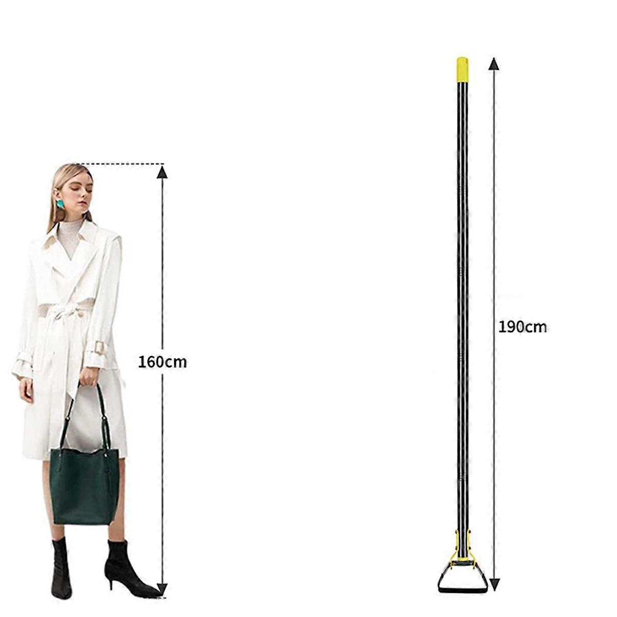 Action Hoe for Weeding Stirrup Hoe Tool for Garden Hula-Ho Scuffle Loop Hoe Garden Weeder Cultivato