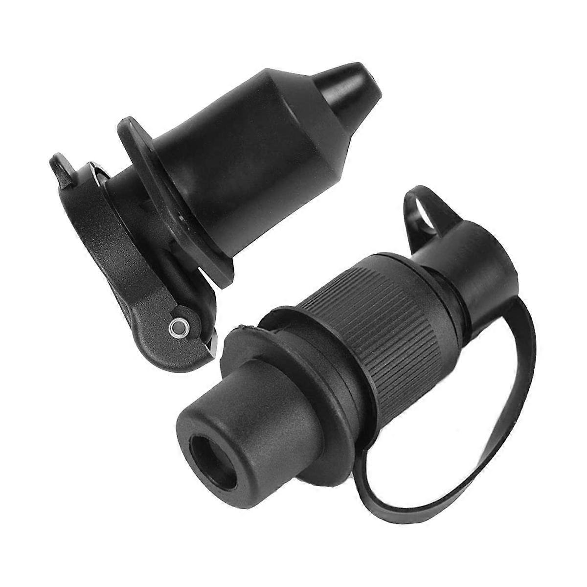 Trailer Plug Adapter Motorhome Power Cord Socket Connector Plug Socket 3-Pin European-Style Car Tra