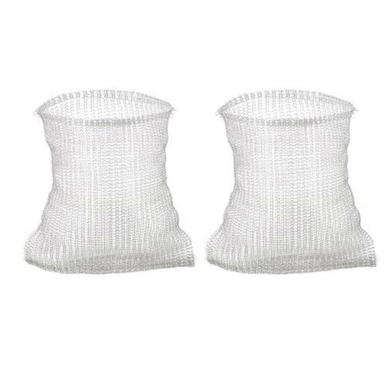 Rotbeskytter Nettpose 2 Stk Rustfritt Stål Gopher Wire Mesh Pose Heavy Duty Vole Guard