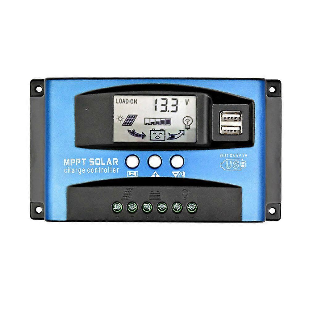 30A MPPT Solar Charge Controller with LCD Display Multiple Load Control Modes
