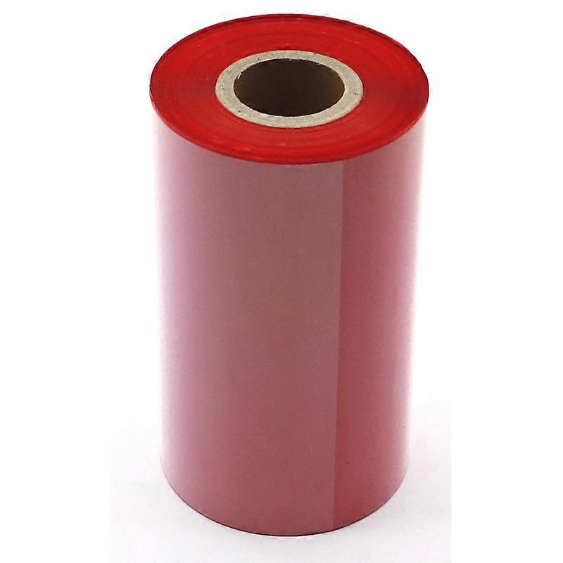 أحمر 110 مم 300 م طباعة الباركود الملون شرائط النقل الحراري الشمع 110 مم 300 م أحمر أزرق أخضر أصفر أبيض