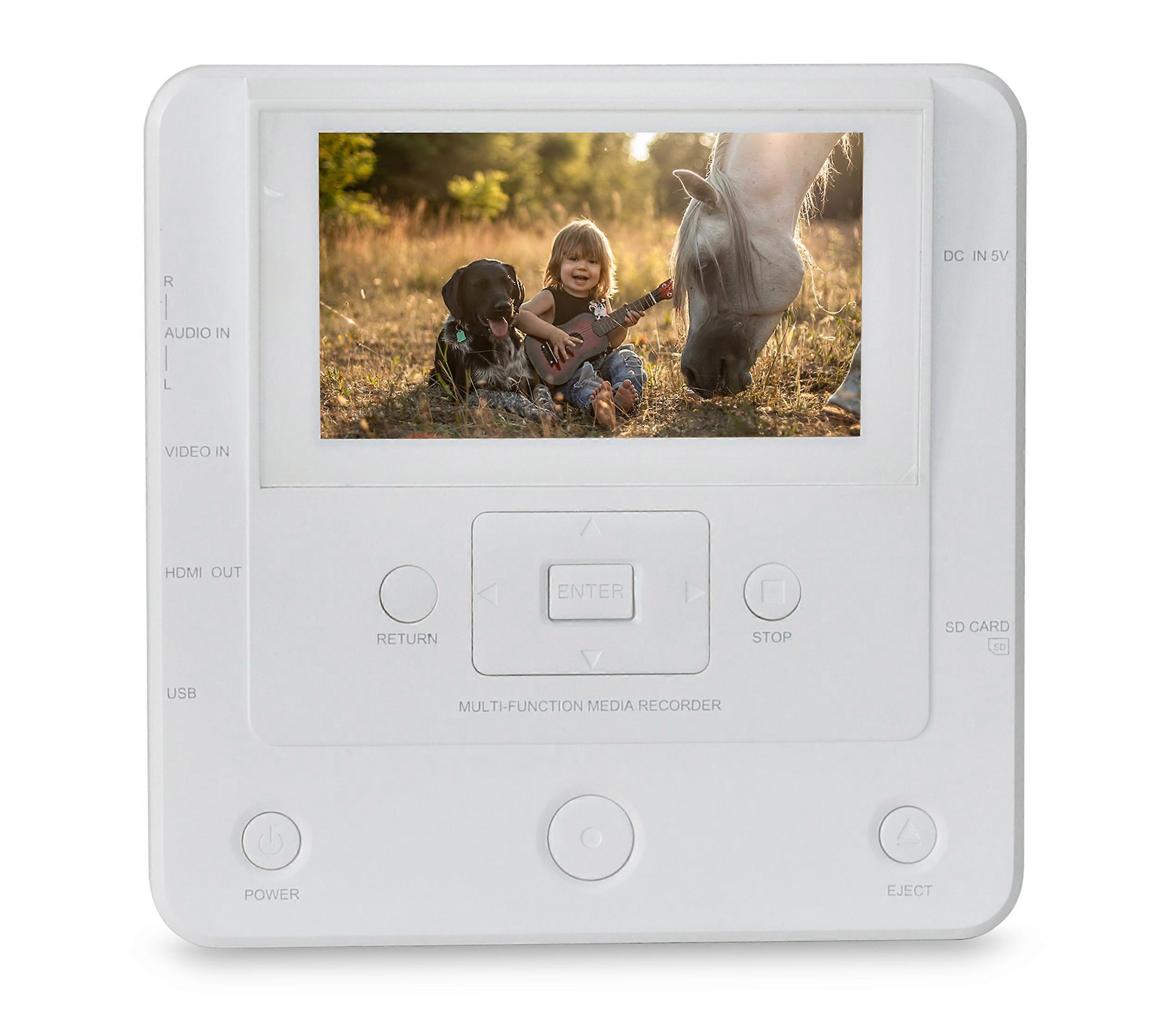 4,3 polegadas LCD Full HD portátil AV Recorder Media player