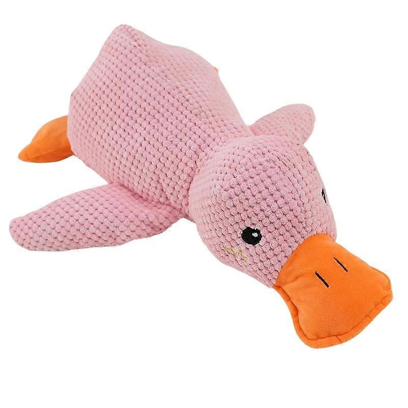 O Pato Calmante The Mellow Dog Fofo Sem Recheio Pato com Squeaker Macio Animais de Pelúcia para Cães Grandes & Pequenos
