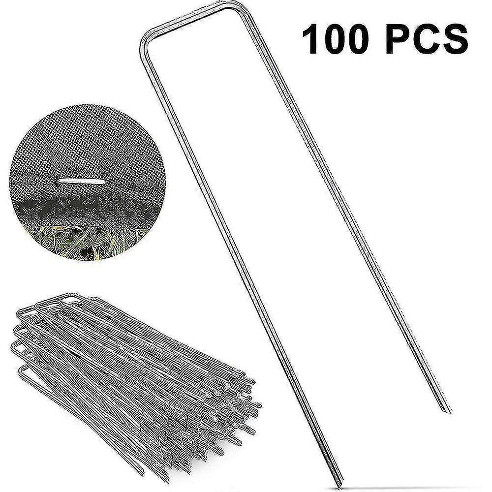 100 markankare för ogräsfleece, underjordiska markspikar