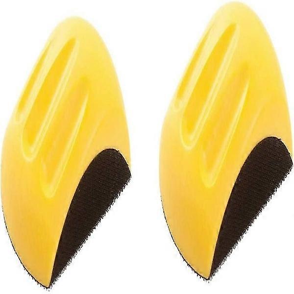 6" Hand Sanding Block for Hook & Loop Sandpaper - Polishing Pad Ab