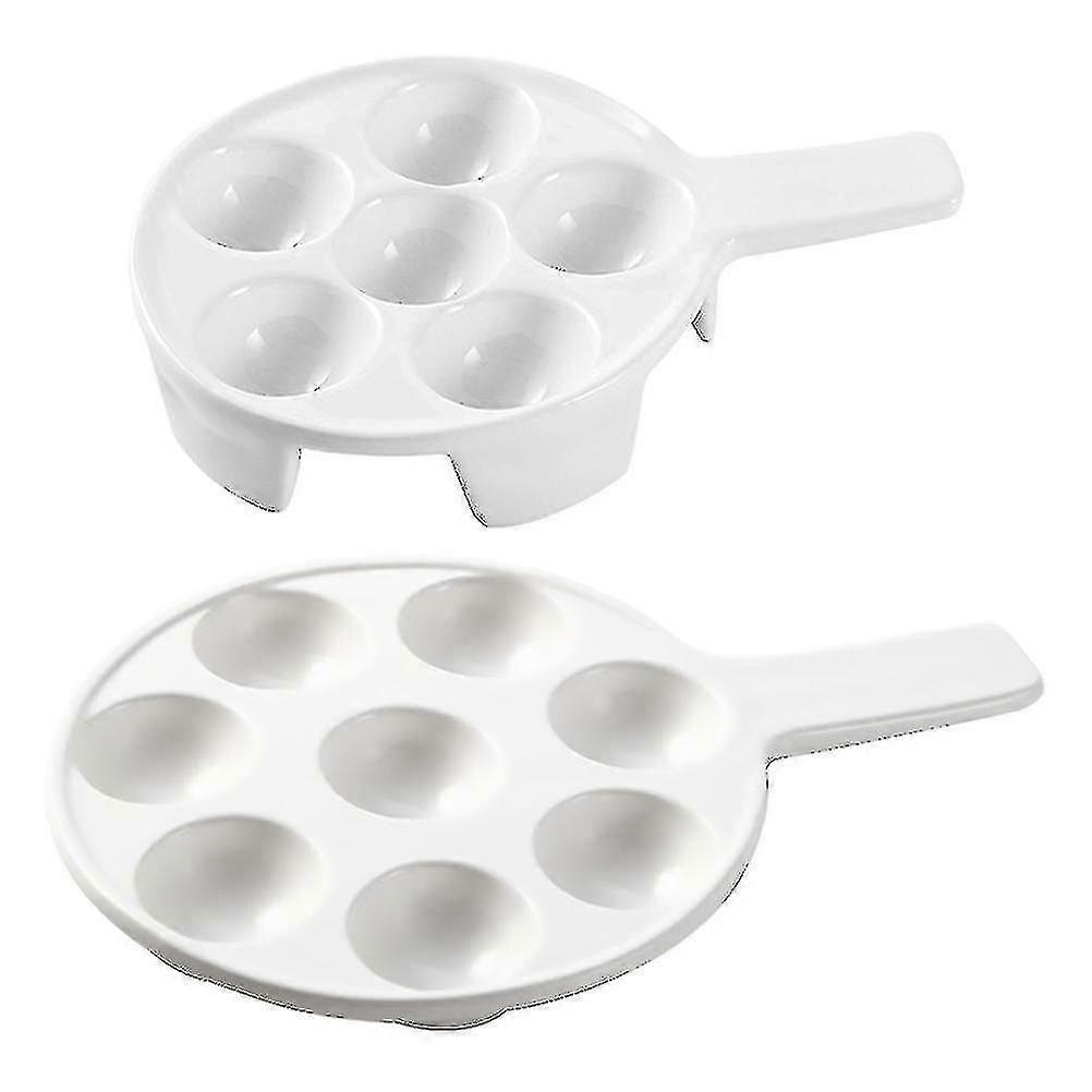 2pcs Escargot rond Escargot Casseroles à rôtir
