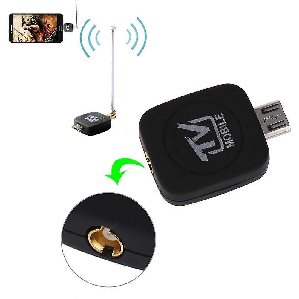 Mini Micro USB DVB-T Receptor sintonizador de TV digital para teléfono Android Tablet PC
