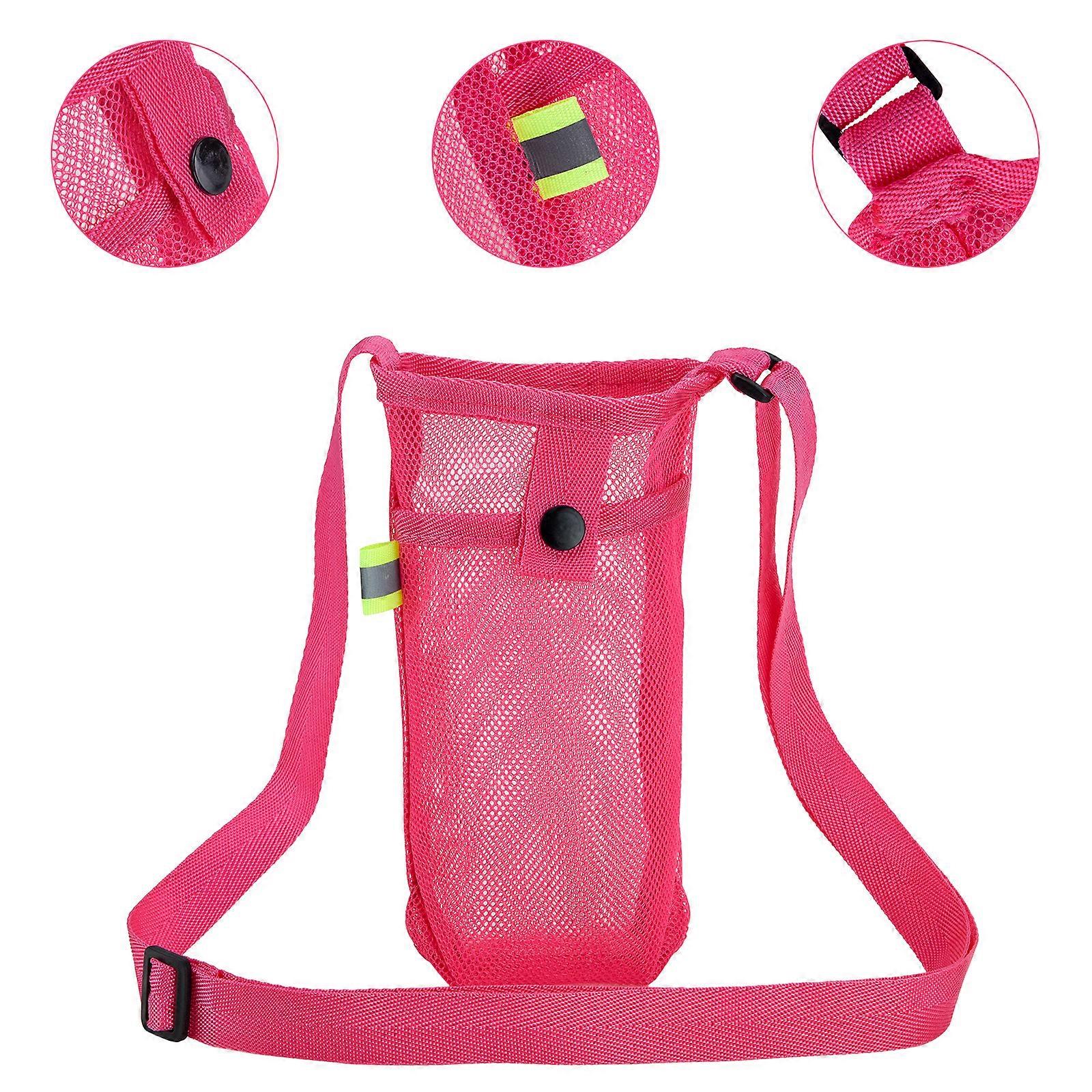 Pack of 1 portable water bottle holder with adjustable shoulder strap, suitable for sports, hiking, camping, etc.