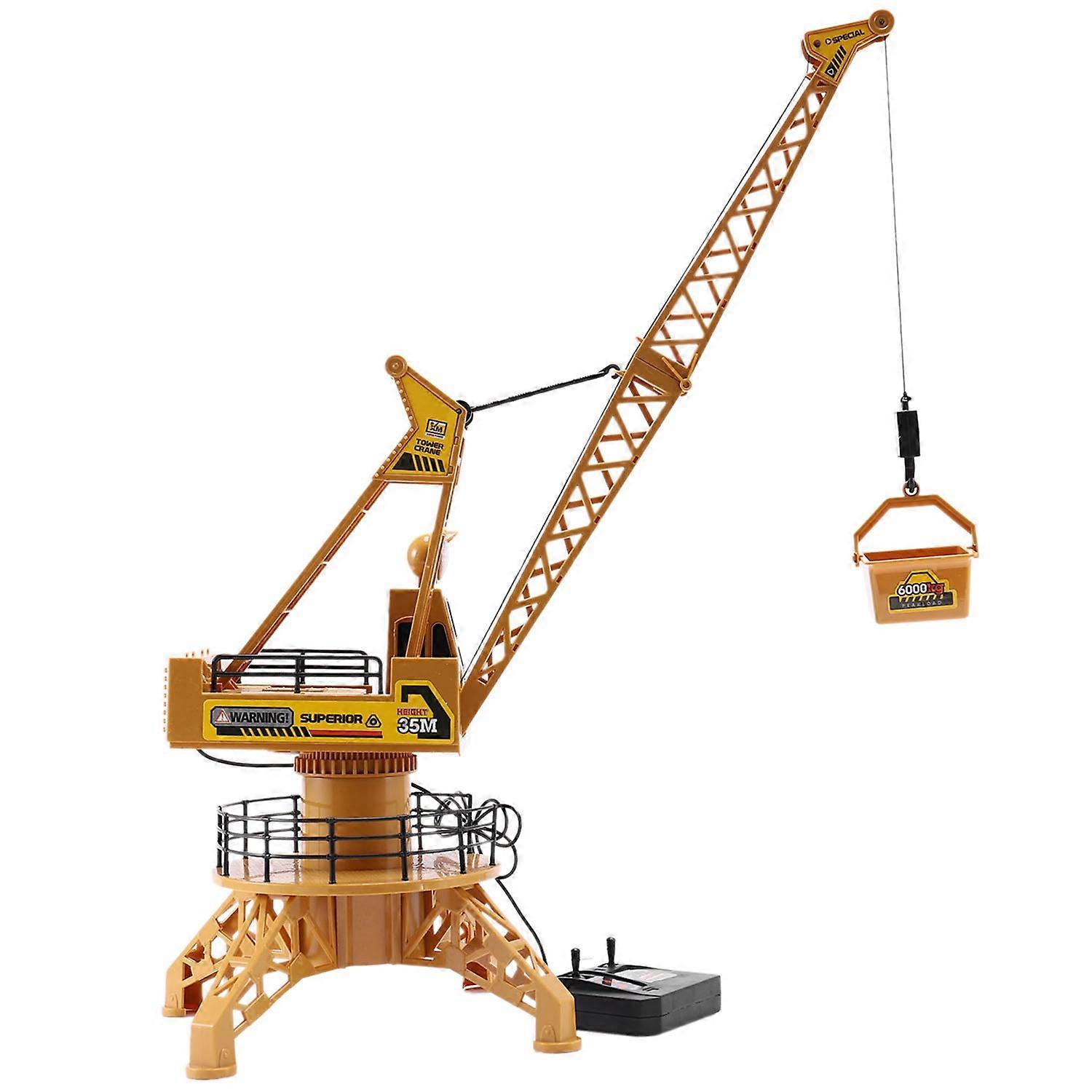 Rc Remote Control Simulation Crane Construction Toys Rc Crane Tower Rc Truck Model Toys 360 Degree