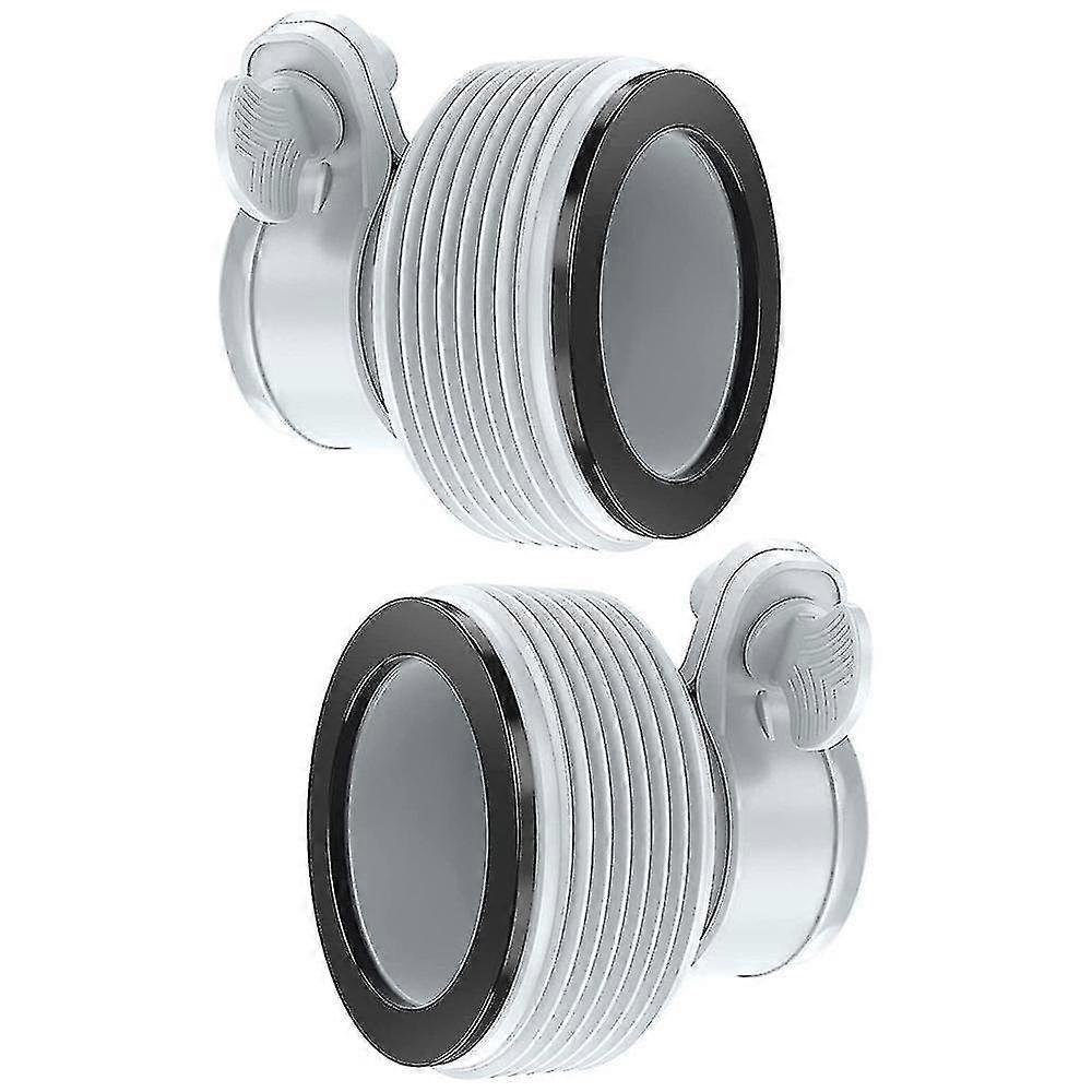 Intex sett med 2 adaptere 32-38mm lysegrå
