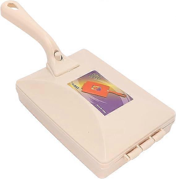 Handheld Carpet Sweeper with Double Roller, Short Handle Dust Cleansing Brush for Bed Clothes Desk, Sofa