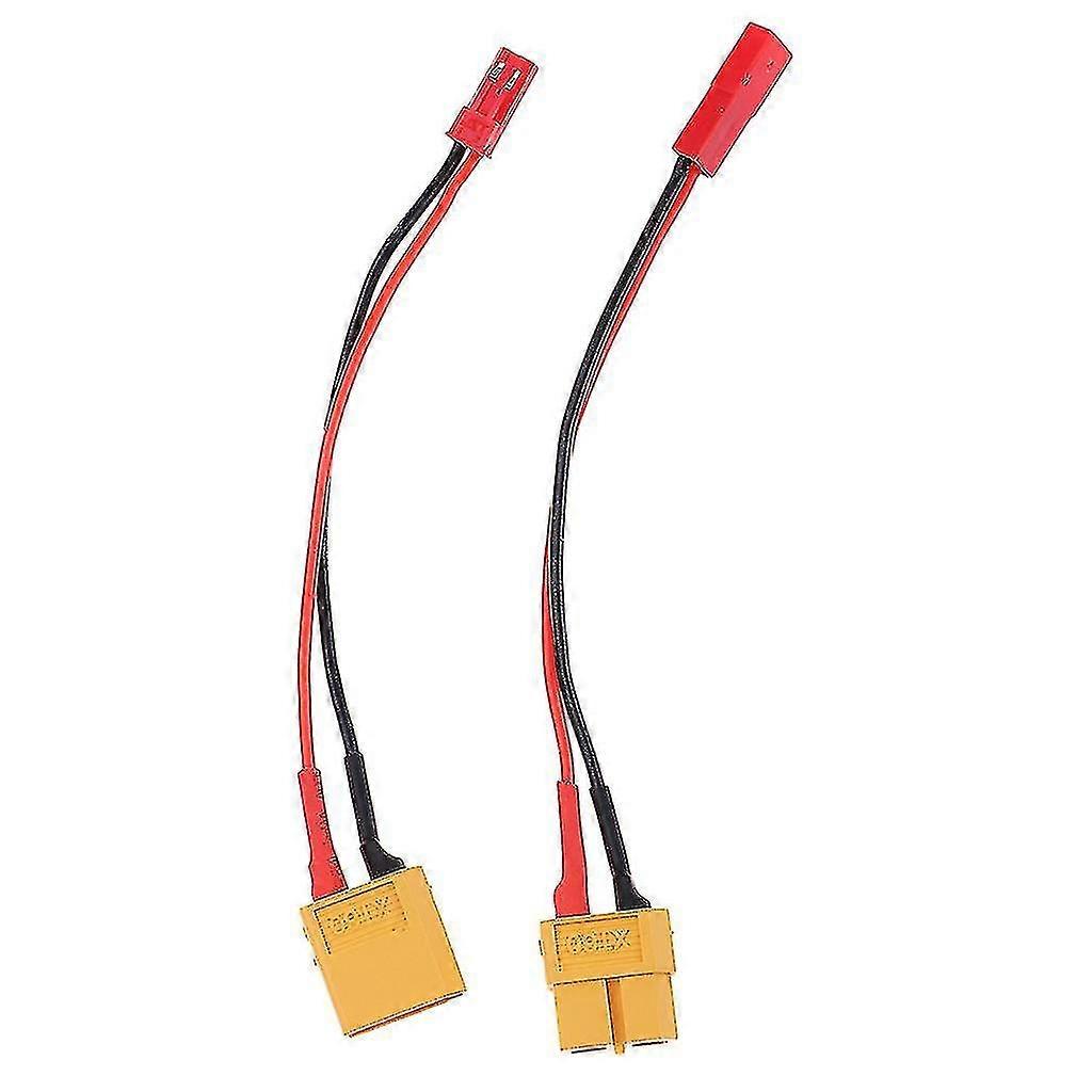 1 Pair Xt60 To Jst Plug Connector With 13.3cm Cable Wire 22awg Male/female