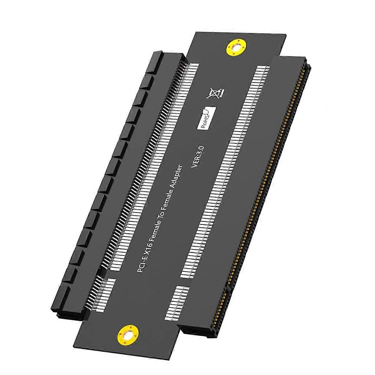 PCI-E X16 Female to Female Adapter Connector PCI Express 3.0 16X to 16X Extender Riser Converter PC