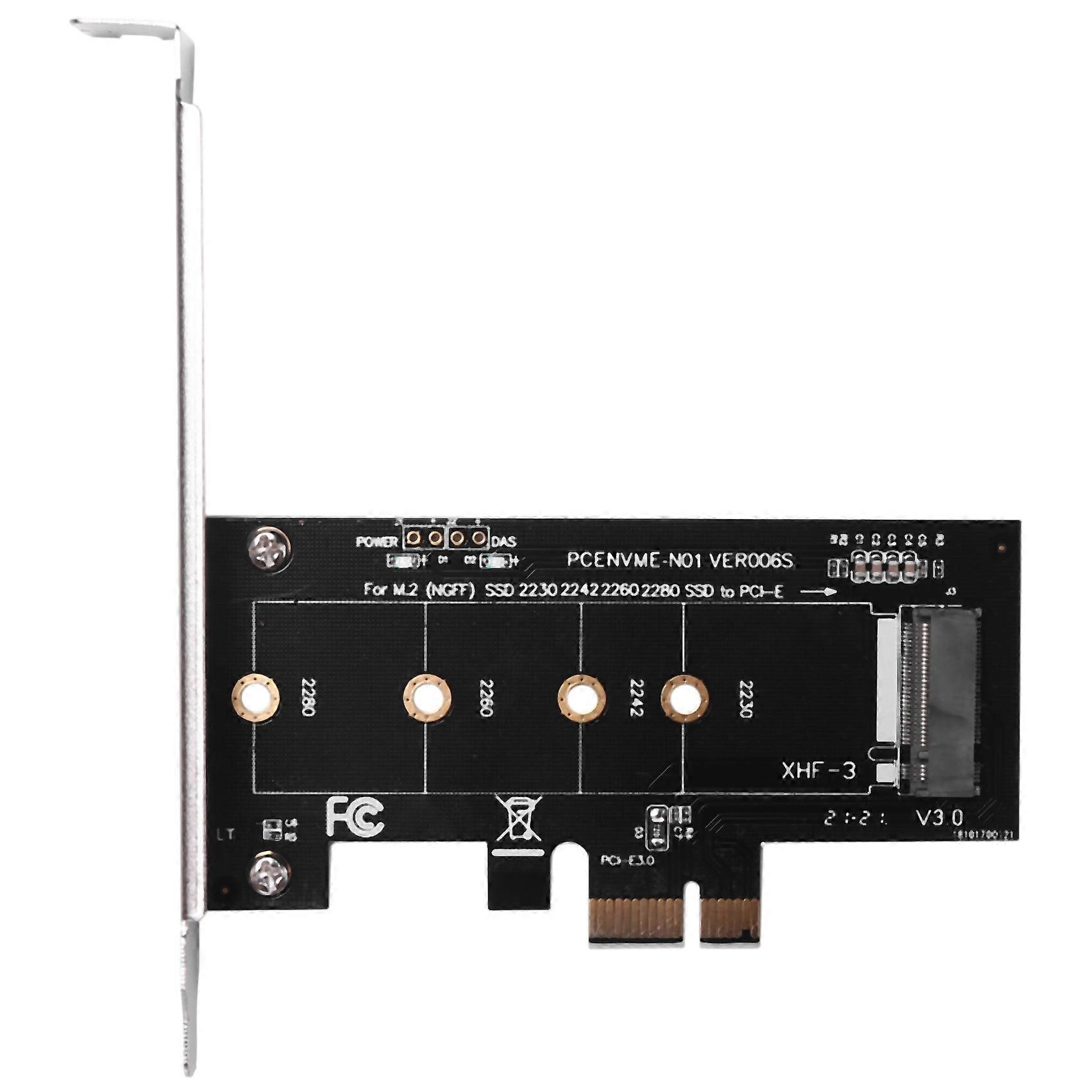 Add on Cards PCIE to M2 Adapter PCI 3.0 X1 to NVME SSD M2 PCIE Raiser Adapter Support 2230 2242 226
