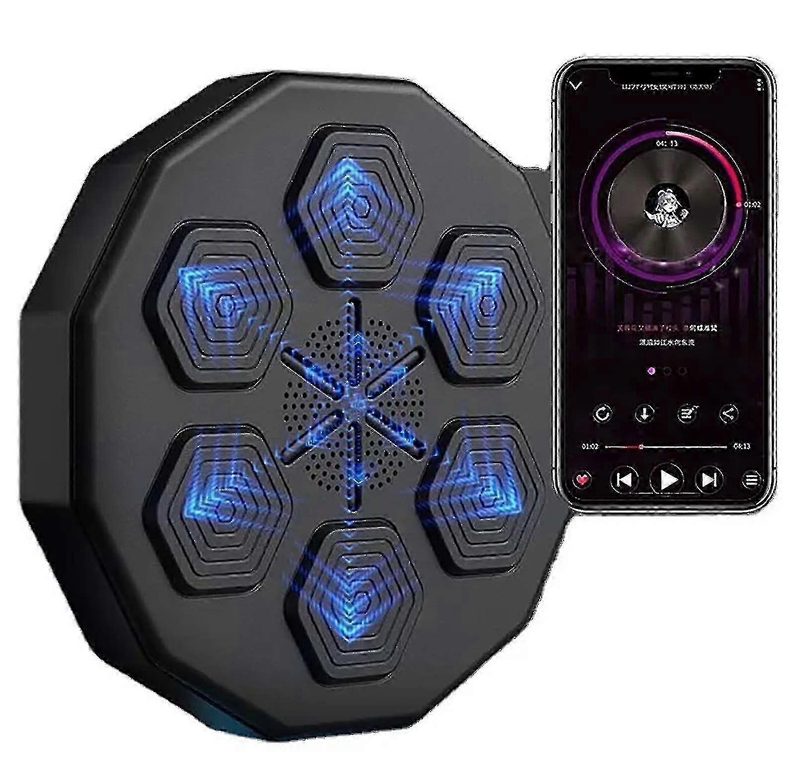 2024新しいスマートミュージックボックスマシン壁掛け電子ボクシングパッド子供/大人ボクシングワークアウトマシン2024ホット100%