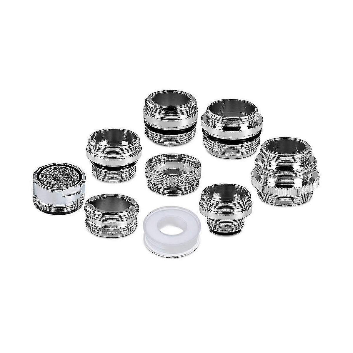 Tappekran Adapter Kit Kjøkken Kvinne tappekran Adapter Vask Aerator Adapter Slangeadapter til Co