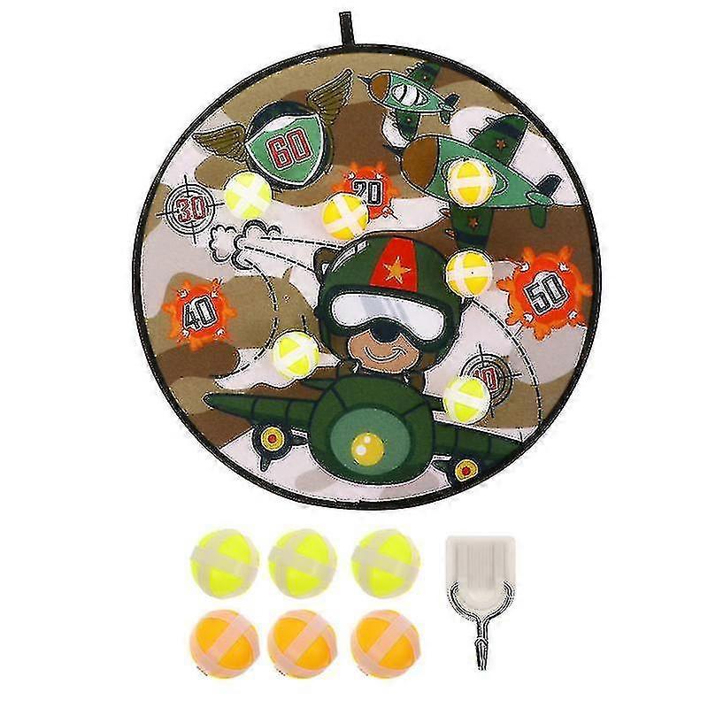 1 Set Cartoon Dart Board Dart Target Children Dartboard Dart Disk With Balls Chumian