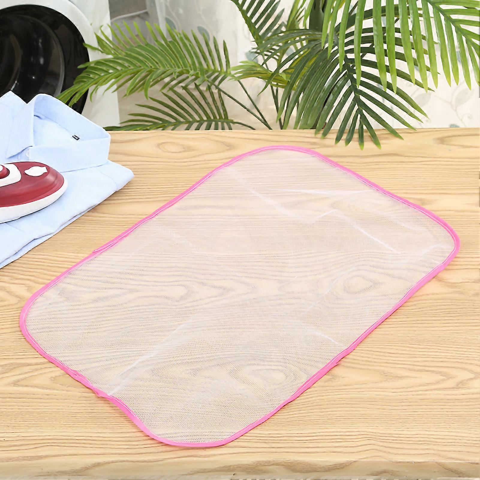 Ironing Mat Iron On Heat Protective Pressing Pad Cloth Polyester for Home Laundry