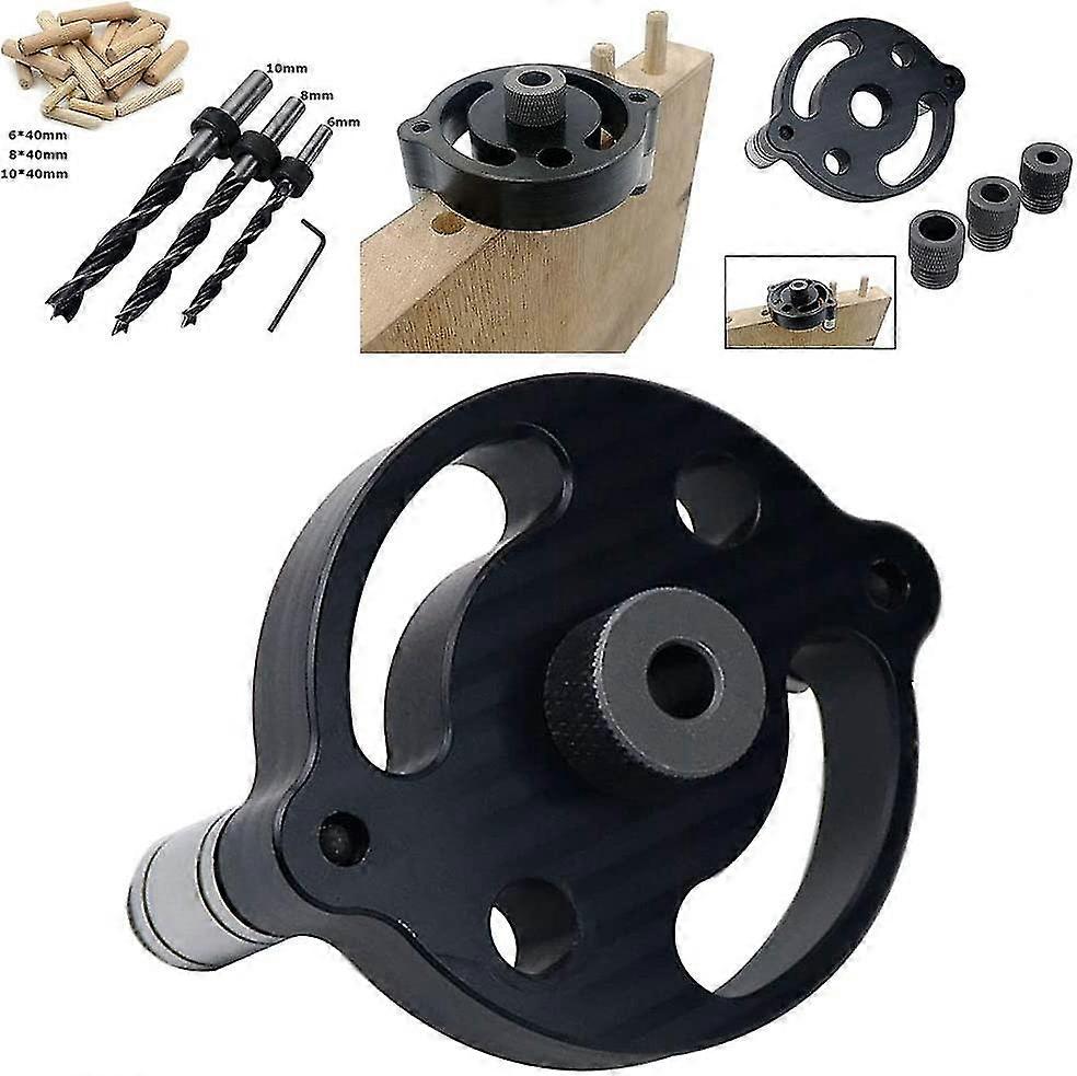 Drill Guide, Wood Dowel Hole Punch Positioner Vertical Woodworking Hardware Jig Drilling Jig Tools For Door Cabinet Drawer Handles Knobs
