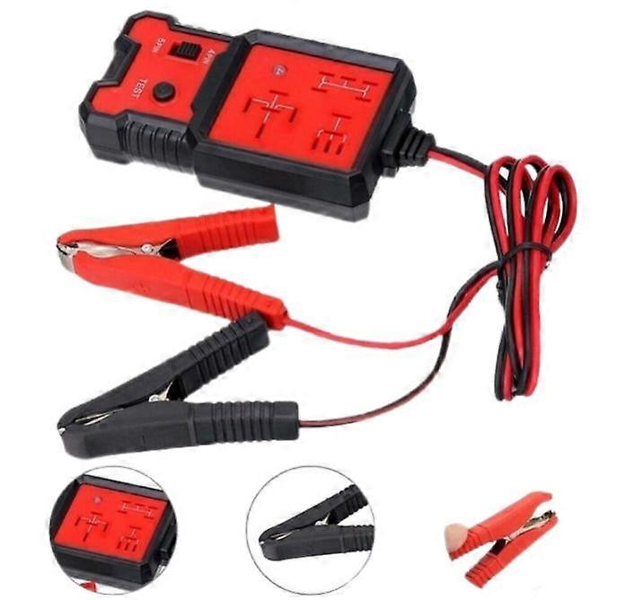 Universal 12V elektronisk fordonsrelätestare för bil Auto Battery Checker