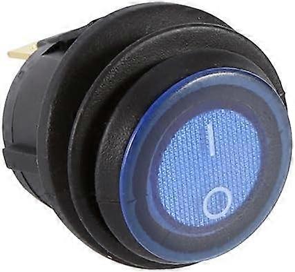 Round Rocker Switch, 12V Led Rocker Switch Press Button ON/OFF SPST Switch