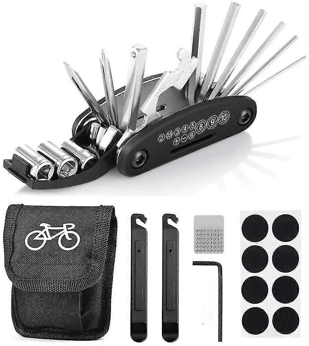 Bicycle Multitool,16in1 Tools For Bicycle Repair Set,multifunctional Tool