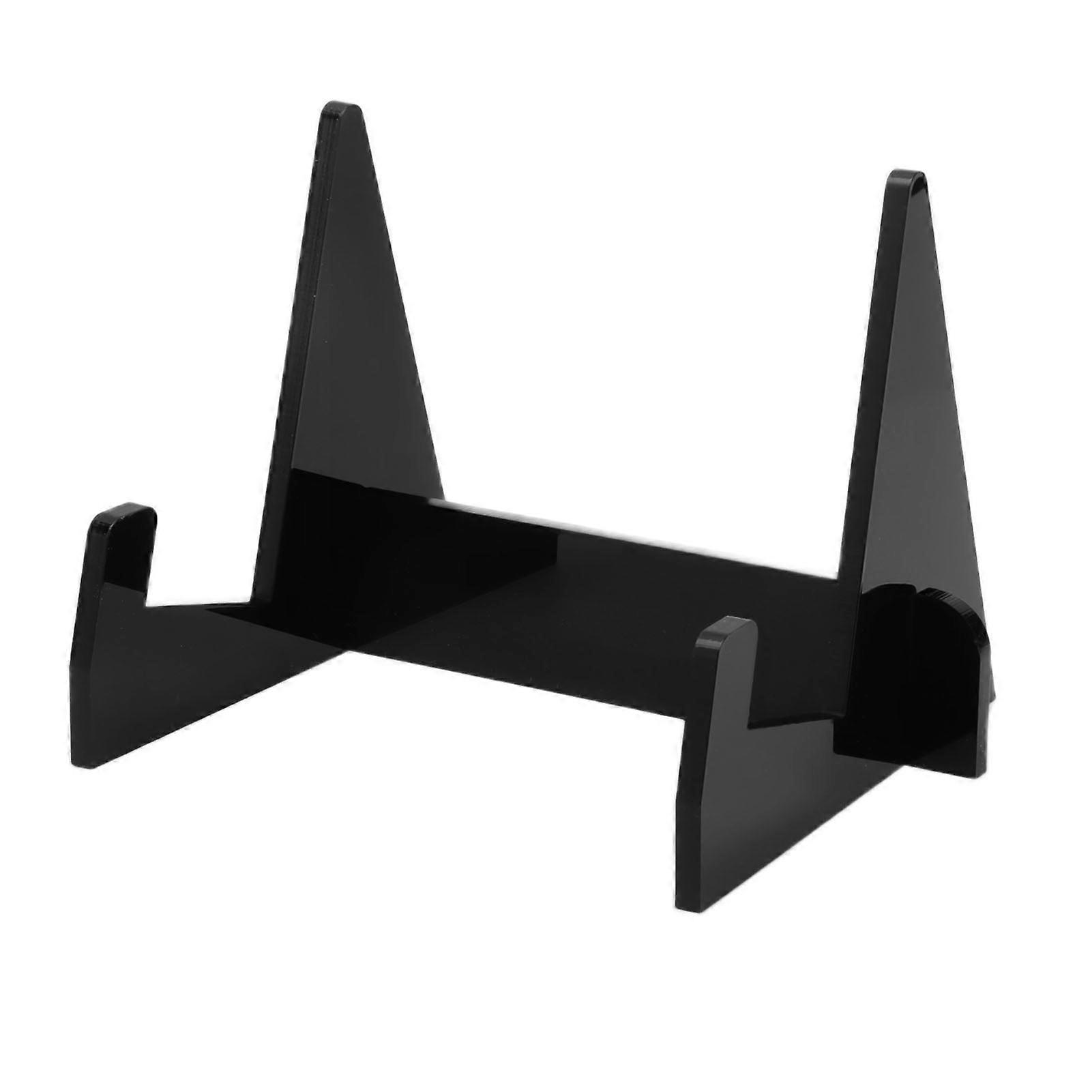 Black Acrylic Book Display Stand Holder for Office Kitchen Home