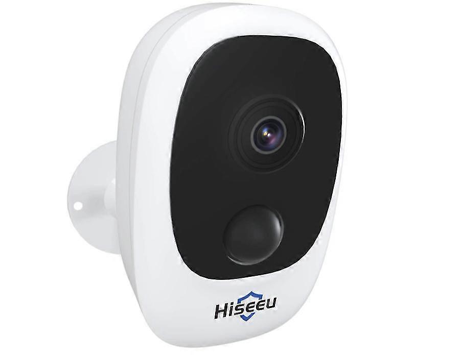 Wireless security camera, 1080P WiFi CCTV camera with PIR motion detection(White)