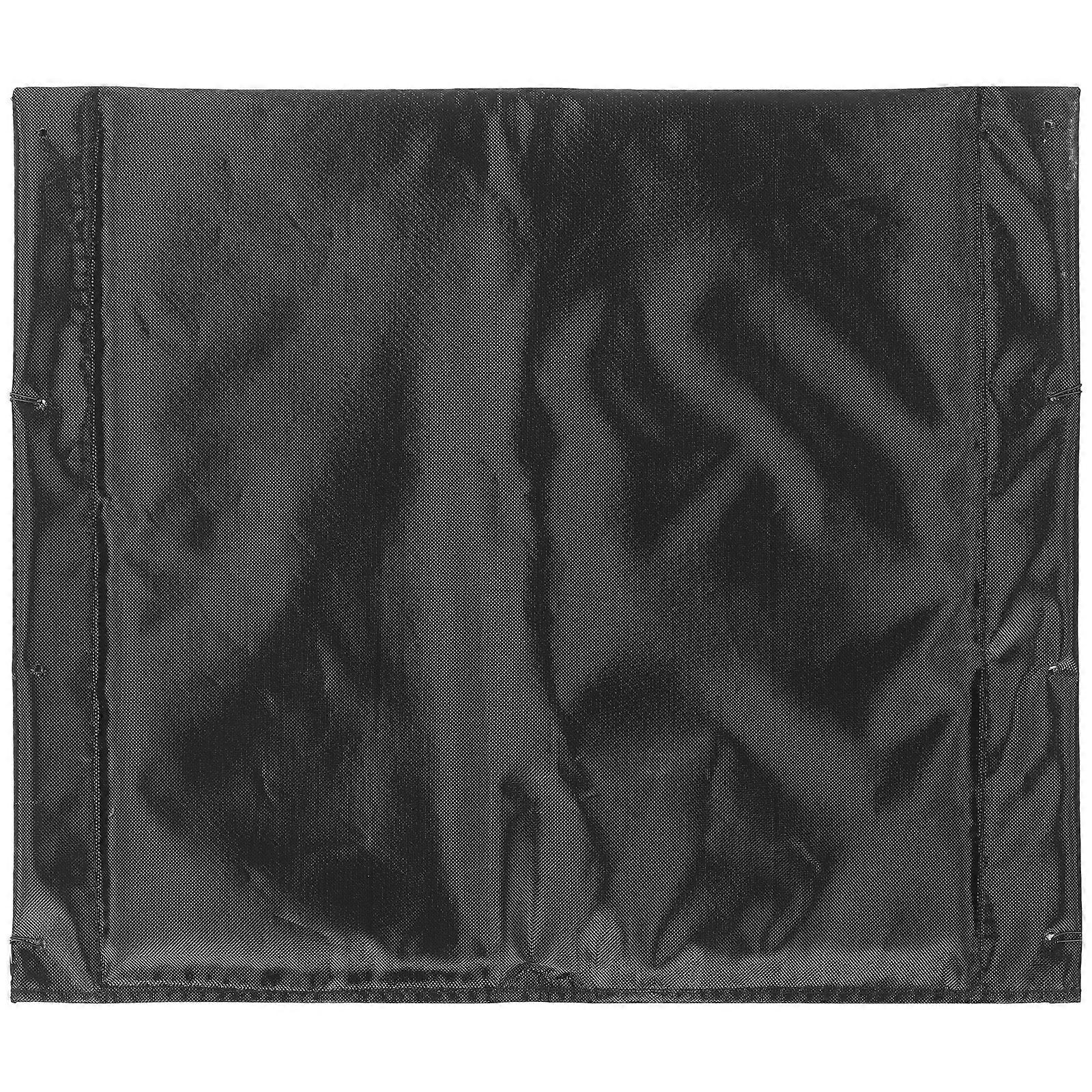 Sedia a rotelle Sedile medio cuscino sedia a rotelle Sedile Pad Oxford Cloth Sedia a rotelle Sedile Nero 45.50X42.50X0.50CM