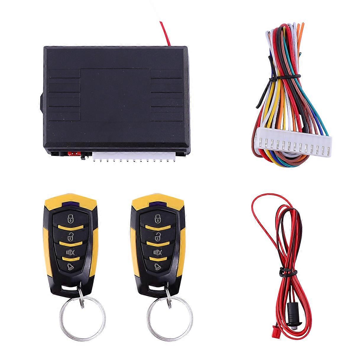 1 Set Practical Car Alarm System Anti Theft Device for Car